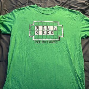 Dallas Sucks Philadelphia Eagles Wheel of Fortune T-shirt Mens size XL